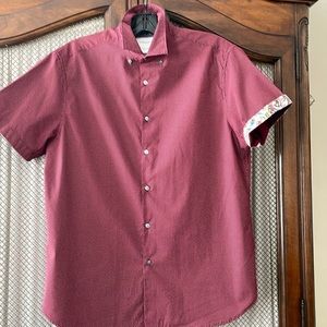Men’s handsome cotton button die shirt